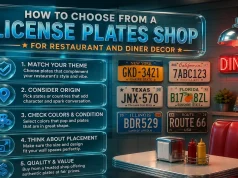 How to Choose From a License Plates Shop for Restaurant and Diner Decor